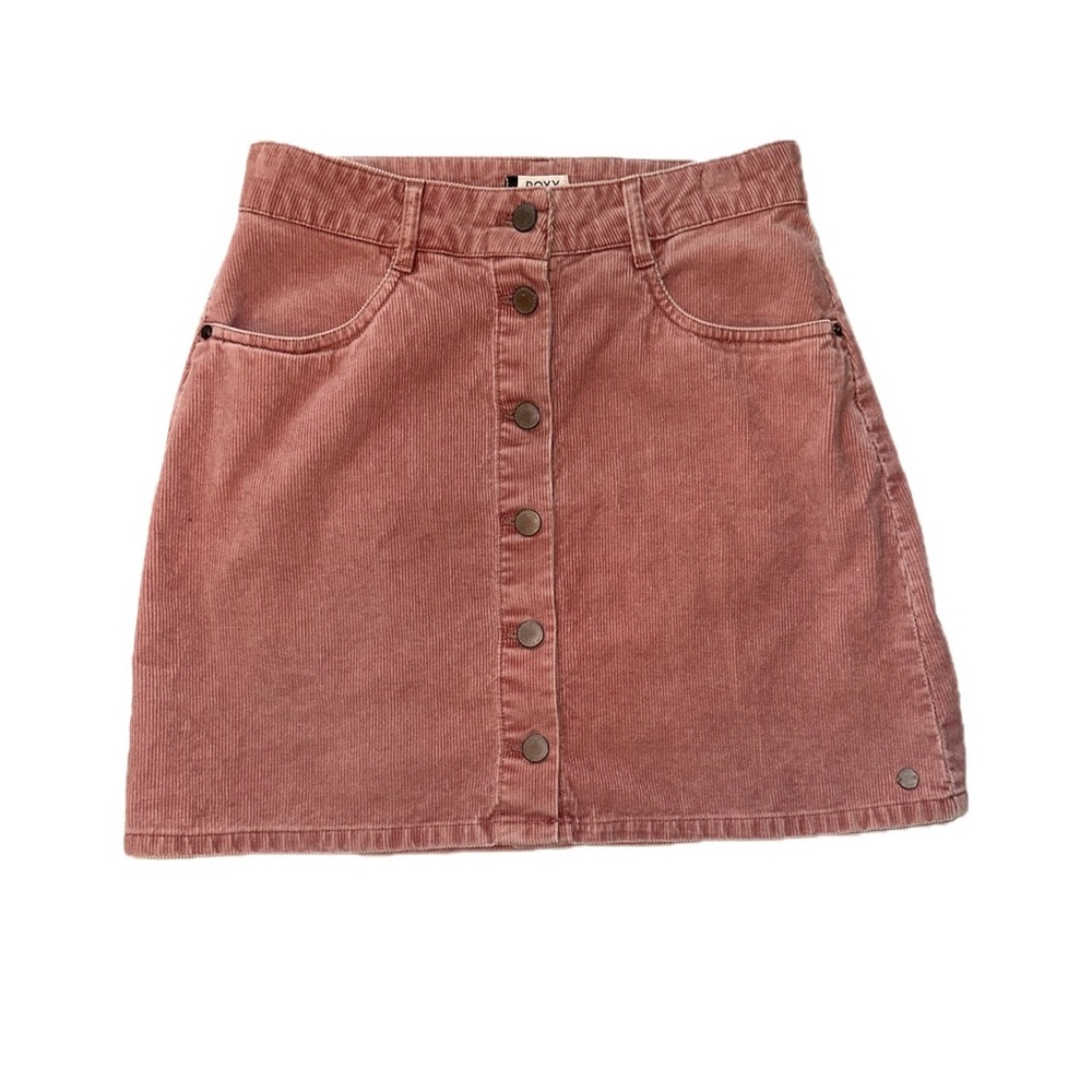Roxy Pink A-Line Mini Skirt